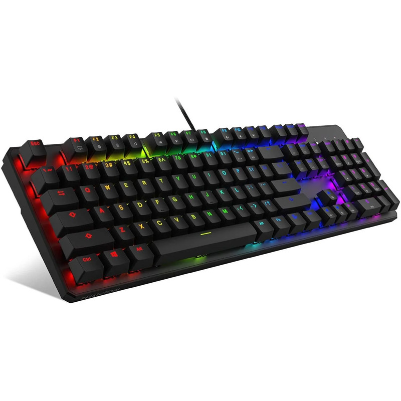 Tecware Phantom 104 Key Mechanical RGB Keyboard - Outemu Blue - لوحة مفاتيح